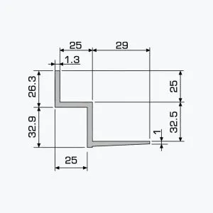 TEMPOLISTEL® A111 W-profiel voor gipsplaat - Afbeelding 2